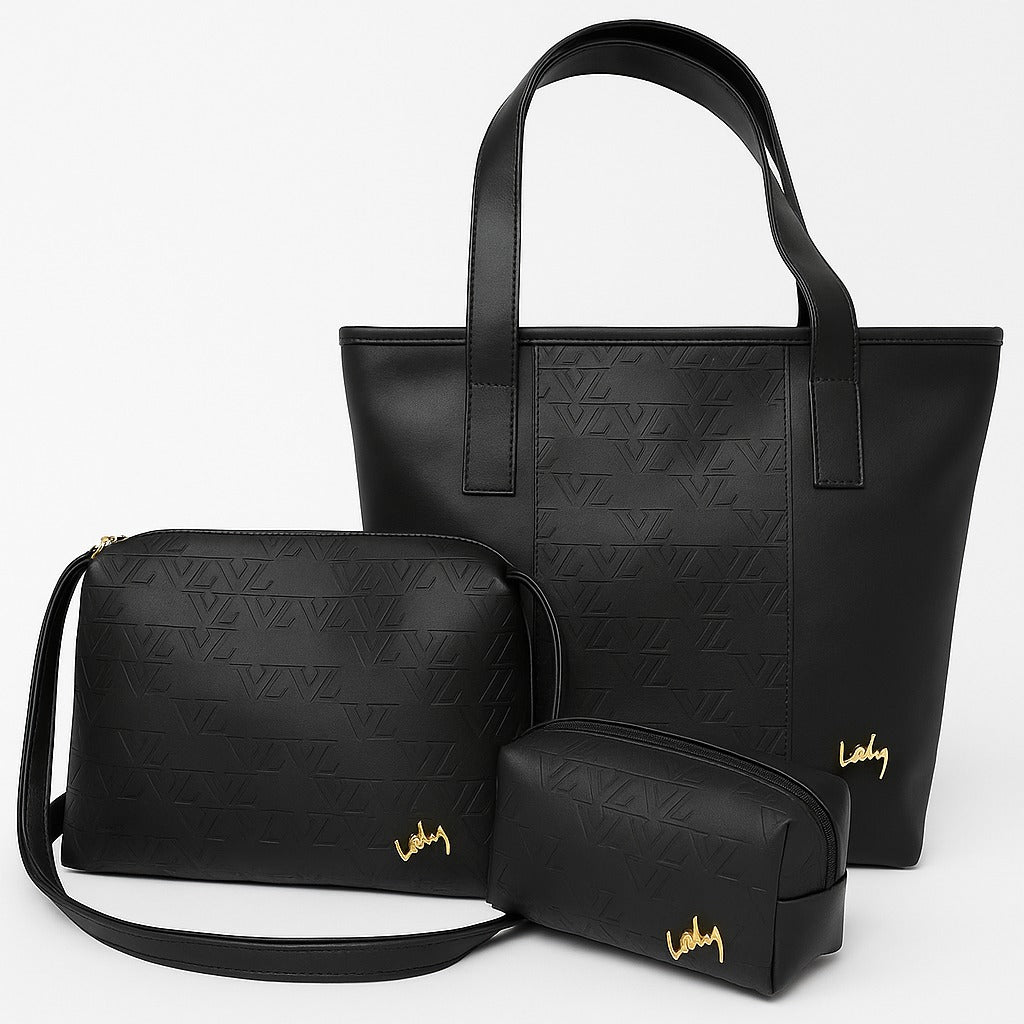 TRIO EN CUERO DAMA VELEZ