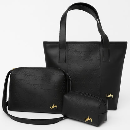 TRIO EN CUERO DAMA VELEZ