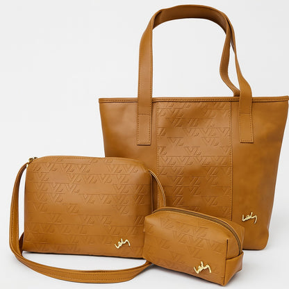 TRIO EN CUERO DAMA VELEZ